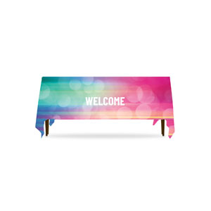 Colorful Lights Welcome Table Throws