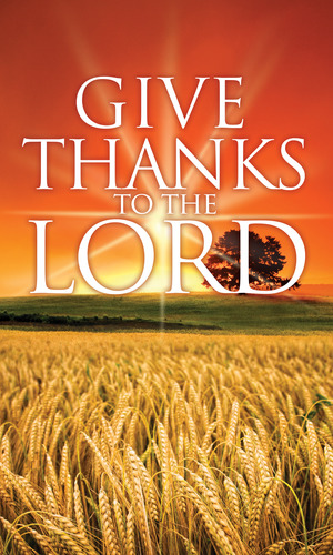 Banners, Fall - General, Give Thanks Lord, 3 x 5