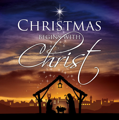 Christmas Begins Christ Banner - Church Banners - Outreach Marketing