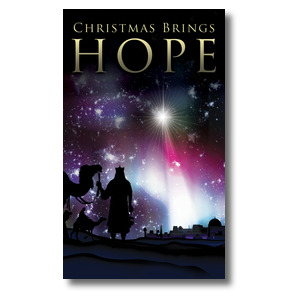 Christmas Brings Hope 3 x 5 Vinyl Banner