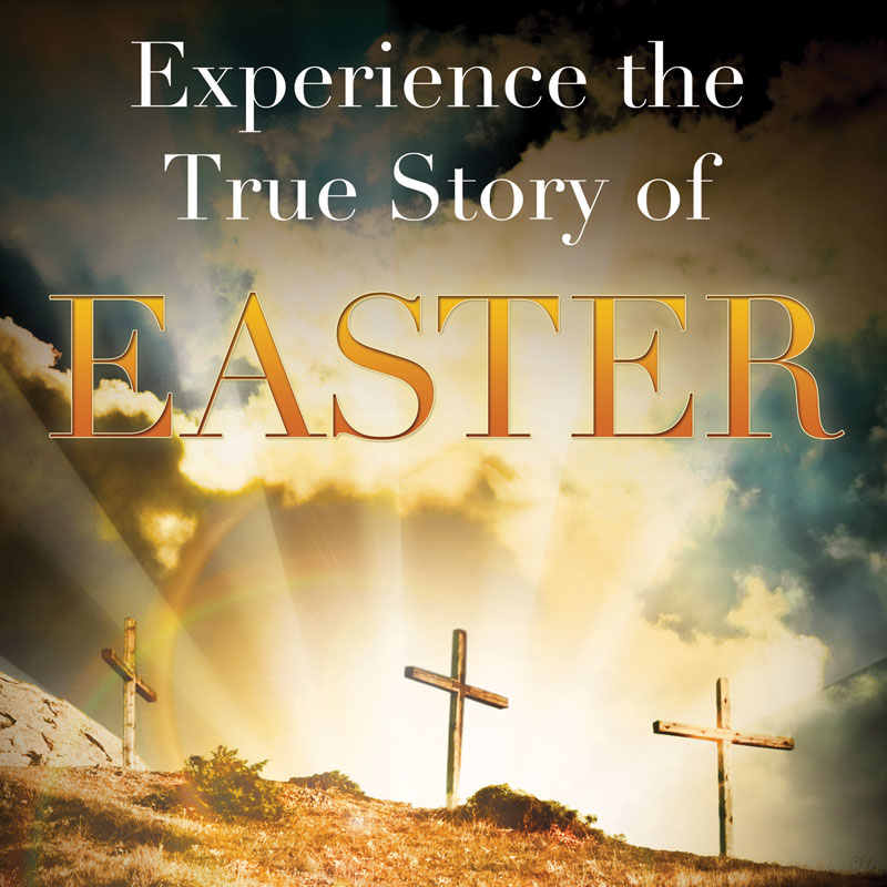 Banners, Easter, True Story Easter, 3' x 3'