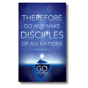 Deeper Iceberg Matt 28:19 3 x 5 Vinyl Banner