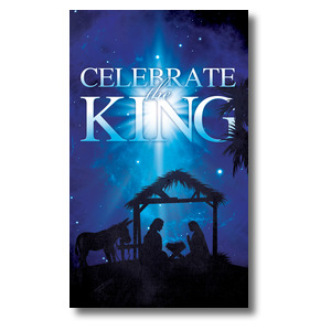 Celebrate the King 3 x 5 Vinyl Banner