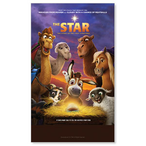 The Star Movie Advent Series for Kids 3 x 5 Vinyl Banner