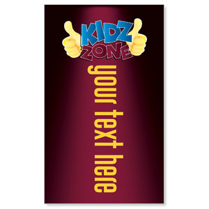 Marquee Your Text Here 3 x 5 Vinyl Banner