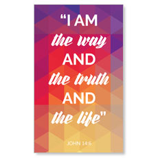 Geometric Bold John 14:6 