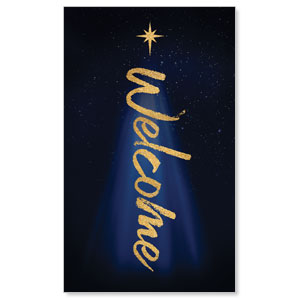 Christmas Star Hope is Born Welcome 3 x 5 Vinyl Banner
