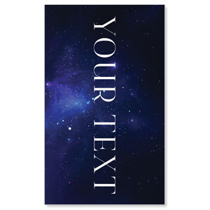 Begins With Christ Manger Your Text 3 x 5 Vinyl Banner