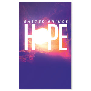 Easter Hope Tomb 3 x 5 Vinyl Banner