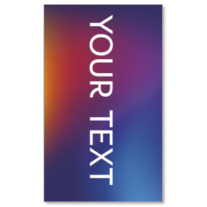 Glow Your Text 3 x 5 Vinyl Banner