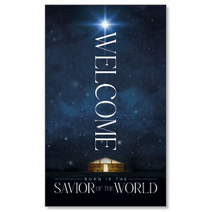 Savior of the World 3 x 5 Vinyl Banner