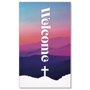 Easter At Mountains 3 x 5 Vinyl Banner