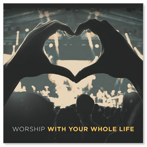 Worshiper Heart Window Banners