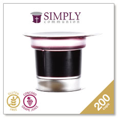 Gluten Free Simply Communion Cups - Pack of 200 - Ships free 