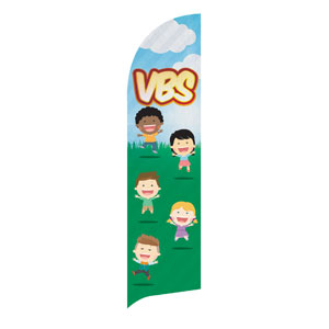 VBS Happy Kids Flag Banner