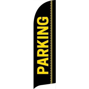 Parking Yellow  Flag Banner