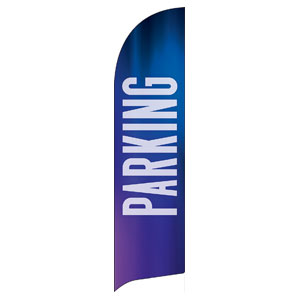 Aurora Lights Parking Flag Banner