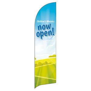 Bright Meadow Children's Ministry Flag Banner