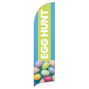 Egg Hunt Invited Flag Banner