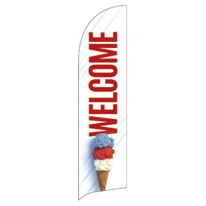 Fourth of July Picnic Flag Banner