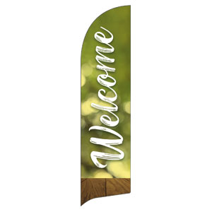 Summer At Table Flag Banner