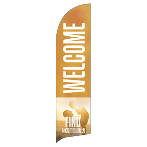 Community People Flag Banner