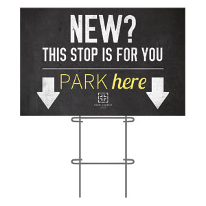Slate Park New 36"x23.5" Large YardSigns