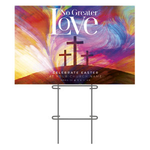No Greater Love 36"x23.5" Large YardSigns