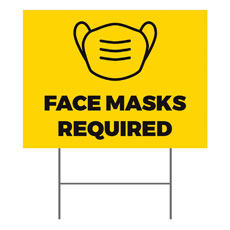 Yellow Face Masks Required 