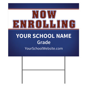 Christian School Open House Your Text 18"x24" YardSigns