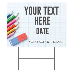 Starts Here Changes Your Text 18"x24" YardSigns