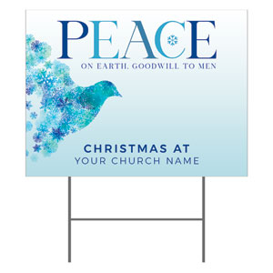 Peace on Earth Dove 18"x24" YardSigns