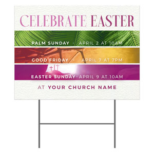 Easter Week Colors YardSigns