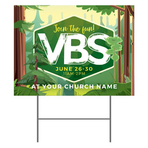 VBS Forest 18"x24" YardSigns
