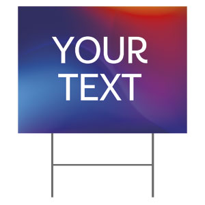 Glow Your Text 18"x24" YardSigns