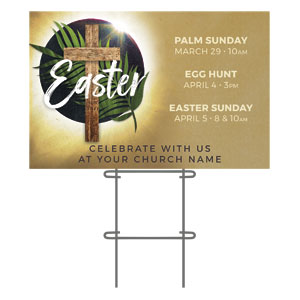 Easter Layers 36"x23.5" Large YardSigns