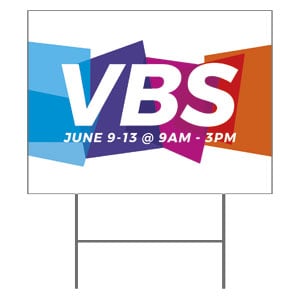 Vibrant Shapes VBS 18"x24" YardSigns